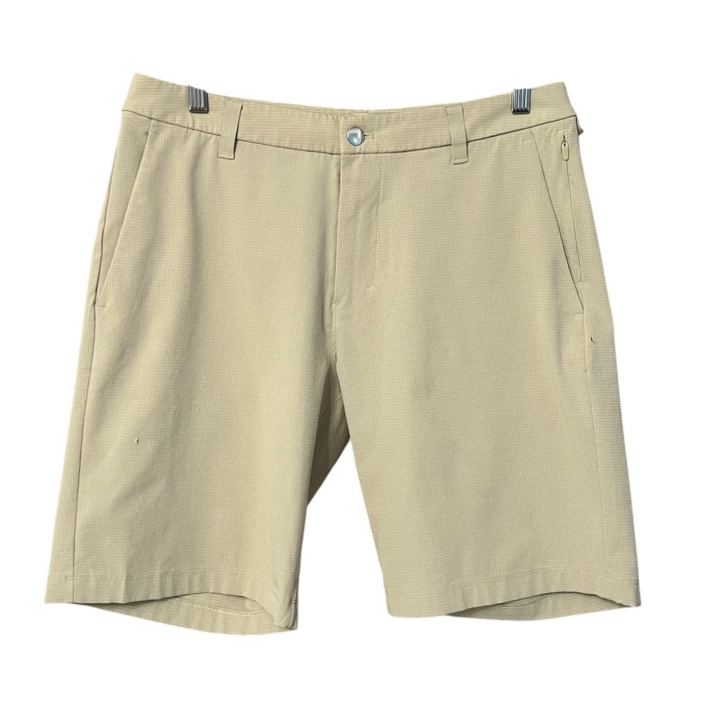 Lululemon Athletica Commission Shorts Light Green 31 Yoga Athleisure Casual